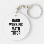 Porte-clés Tutor mathématique de travail difficile (Dos)