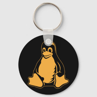 Porte-clés Tux Penguin - (Linux, Open Source, Copyleft, FSF)