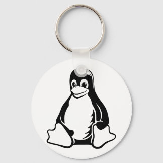 Porte-clés Tux Penguin - (Linux, Open Source, Copyleft, FSF)