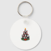Porte-clés Tuxedo Chat Arbre de Noël Tuxedo Chat Lights Xmas (Recto)