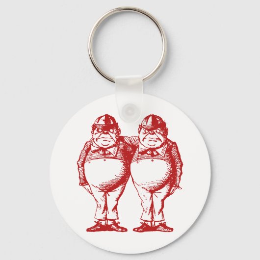 Porte-clés Tweedle Dee et Tweedle Dum Enked Red (Recto)