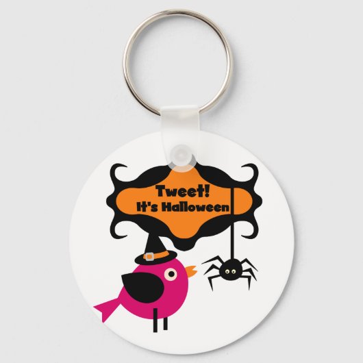 Porte-clés Tweet T-shirts et cadeaux Halloween (Recto)