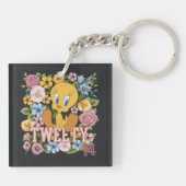 Porte-clés TWEETY™ Broderie Florale Graphique (Dos)