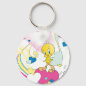 Porte-clés Tweety On Heart (Recto)