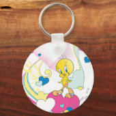 Porte-clés Tweety On Heart (Recto)