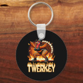 Porte-clés Twerkey Squad Twerner Danser Danseuse Drôle Turqui (Recto)