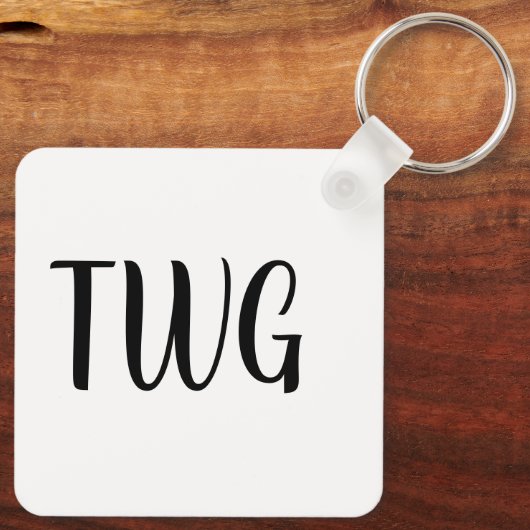 PORTE-CLÉS TWG (Verso)