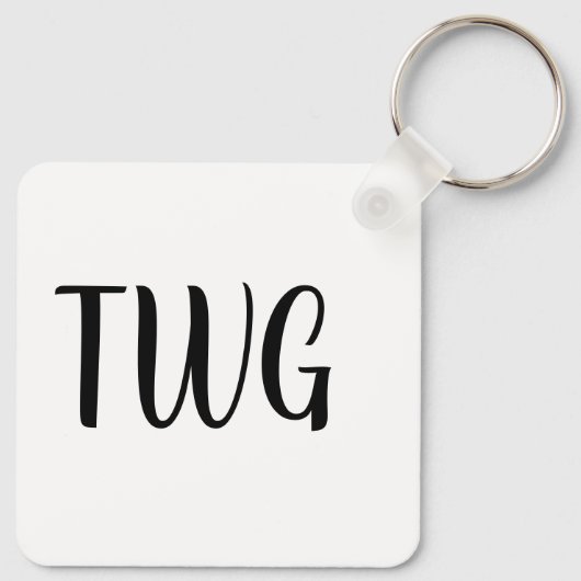 PORTE-CLÉS TWG (Dos)