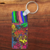 Porte-clés Twirlers colorés Abstraits / Poussés / (Verso)