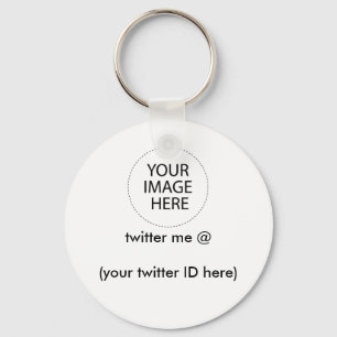 Porte-clés twitter me @ (votre identifiant Twitter ici) Le MU