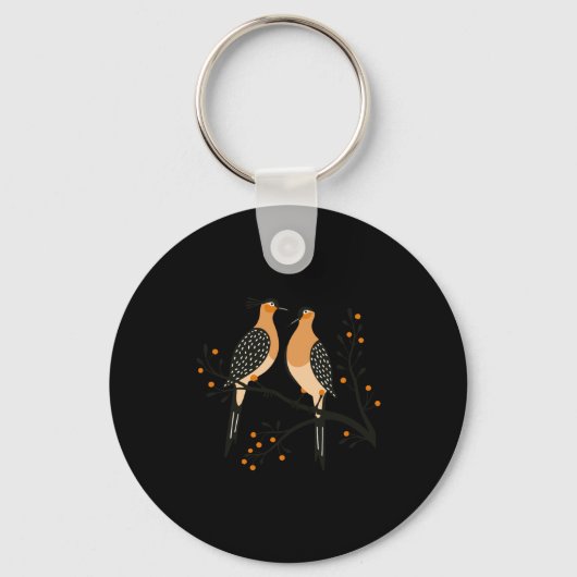 Porte-clés Two Turtle Doves Cut Out Stencil Retro Style 7 Bab (Recto)