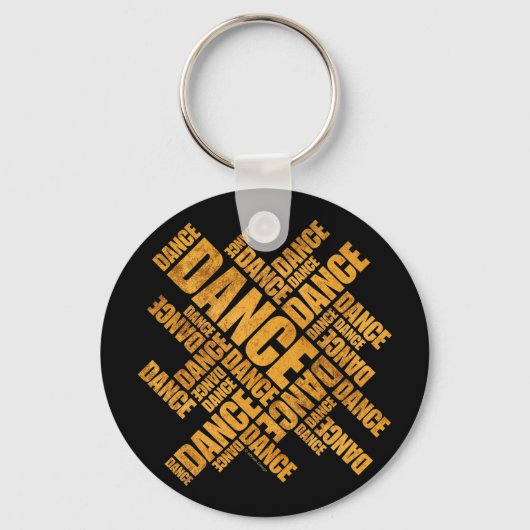 Porte-clés Typographic Dance (Rust) (Recto)