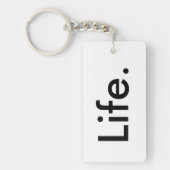Porte-clés typographie classique de LIFE | (Devant)