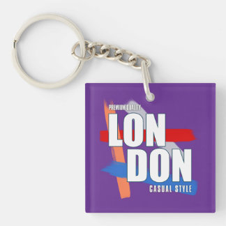 Porte-clés Typographie de Londres