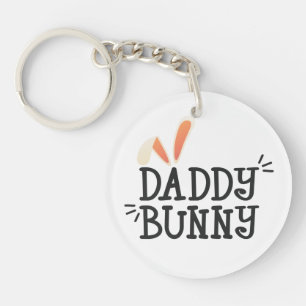 Porte-clés Typographie de Pâques de Daddy Bunny  Porte - clé