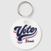 Porte-clés Typographie des votes - Élections (Verso)