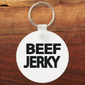 Porte-clés Typographie Gras de Beef Jerky (Recto)