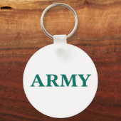 Porte-clés Typographie Gras Style Militaire Minimal Texte (Recto)