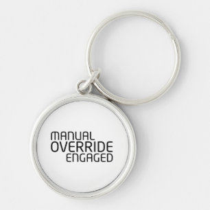 Porte-clés Typographie minimaliste de substitution manuelle e