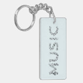 Porte-clés Typographie Musicale (Devant gauche)