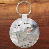 Porte-clés Tyrannosaurus rex effrayant (Verso)