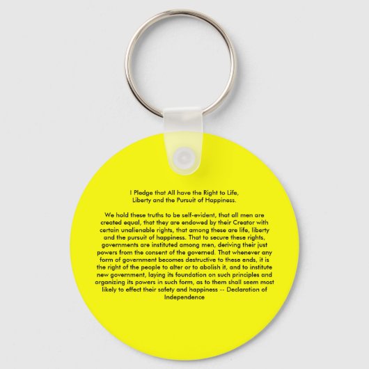 Porte-clés ! ! U Créer une déclaration d'indépendance (Recto)