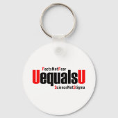 Porte-clés U = U - VIH indétectable - Science pas Stigmatisme (Recto)