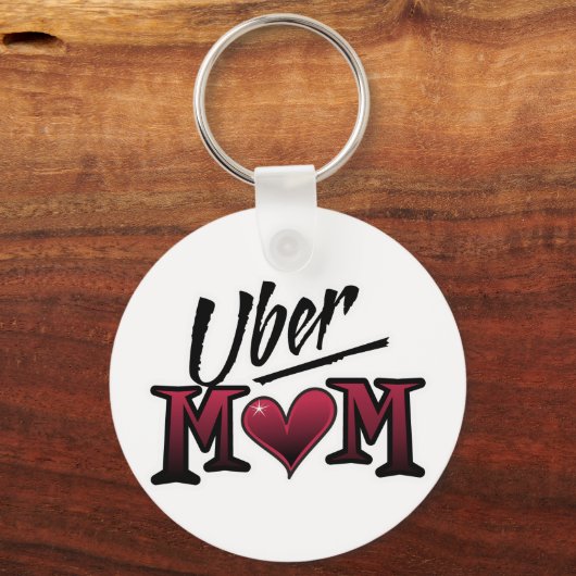 Porte-clés Uber Mom Red (Recto)