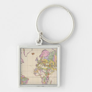 Porte-clés Ubersicht der Erde - Aperçu de la carte de la Ter