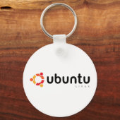 Porte-clés Ubuntu Linux Open Source (Recto)