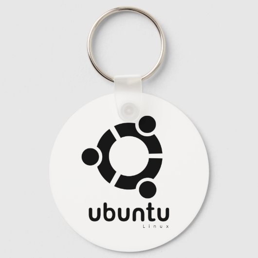 Porte-clés Ubuntu Linux Open Source (Recto)