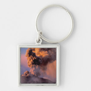Porte-clés UE, Italie, Sicile, évent de sommet du Mt. Etna