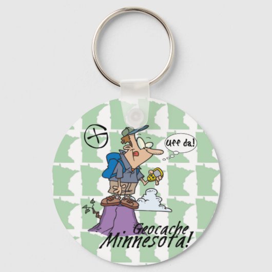 Porte-clés Uff da! Minnesota Cacher Keychain #1 (Recto)