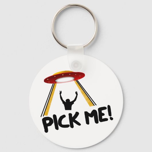 Porte-clés UFO Alien Ship - Pick Me! (Recto)