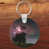 Porte-clés UFO sur Powerlines 2 Porte - clé (Recto)