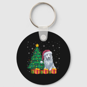 Porte-clés Ugly Akbash Santa Hat Noël Lumières Amoureux des c