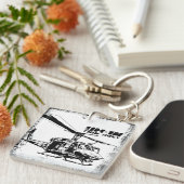 Porte-clés UH-1N Huey jumeau (Devant Droit)