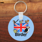 Porte-clés UK Birder (Recto)