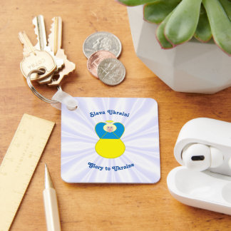 Porte-clés Ukraine Angel Slava Gloire ukrainienne