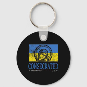 Porte-clés Ukraine consacrée au Cœur Immaculé de Marie