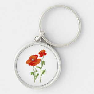 Porte-clés Ukraine "fleur de pavot" porte - clé pacifique col