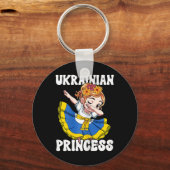 Porte-clés Ukraine Princesse ukrainienne  (Recto)