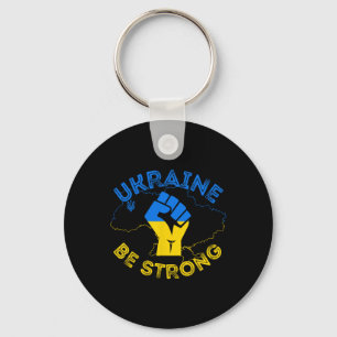 Porte-clés Ukraine Sois Fort Soutiens Ukraine Soutiens L'Ukra