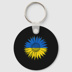 Porte-clés Ukraine Ukraine T-shirt Tournesols Floral Vintage