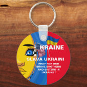 PORTE-CLÉS UKRAINE USA (Recto)