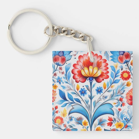 Porte-clés Ukrainian folk art. (Devant)