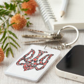 Porte-clés Ukrainian national emblem trident tryzub stylized (Devant droit)