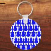 Porte-clés Ukuleles Bleus (Recto)