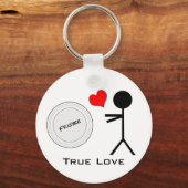 Porte-clés Ultimate Frisbee True Love (Recto)