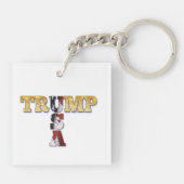Porte-clés Ultra MAGA Trump Supporter 💡 Great Again USA (Dos)